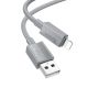 HOCO cable USB A to Lightning 2,4A X107 1 m šedý