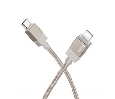 HOCO cable Type C to Lightning PD 27W X110 1 m zlatý
