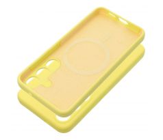 Case SILICONE 2mm  Samsung Galaxy S25 Plus s MagSafe lemon