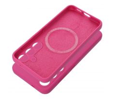 Case SILICONE 2mm  Samsung Galaxy S25 Edge s MagSafe ružový