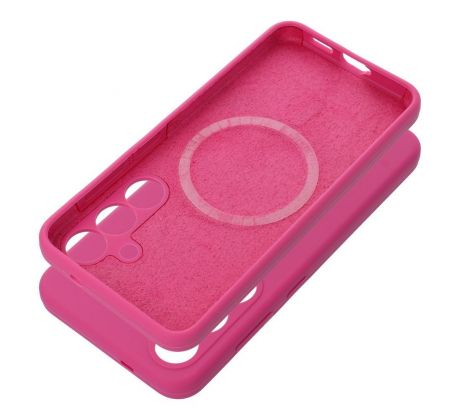 Case SILICONE 2mm  Samsung Galaxy S25 Edge s MagSafe ružový