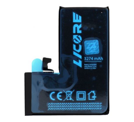 LICORE battery  iPhone 15 Pro 3274 mAh