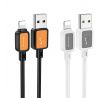 HOCO cable USB A to Lightning 2,4A X108 1 m bílý