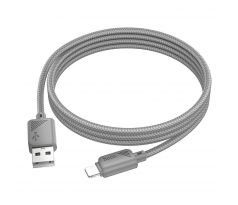 HOCO cable USB A to Lightning 2,4A X113 1 m šedý