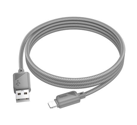 HOCO cable USB A to Lightning 2,4A X113 1 m šedý