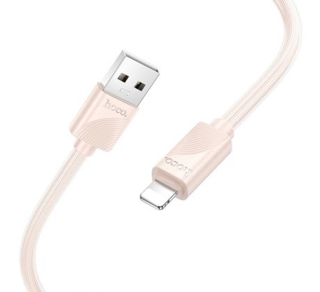 HOCO cable USB A to Lightning 2,4 A X114 1 m ružový