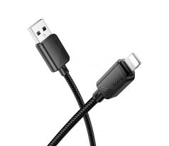 HOCO cable USB A to Lightning 2,4A X113 1 m cerný