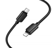 HOCO cable Type C to Lightning PD 27W X113 1 m cerný