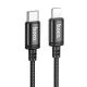 Cable USB C to Lightning Hoco PD 27W 2 m X89 cerný