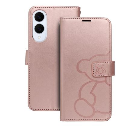 MEZZO Book   Samsung Galaxy S25 Edge teddy bear rose zlatý