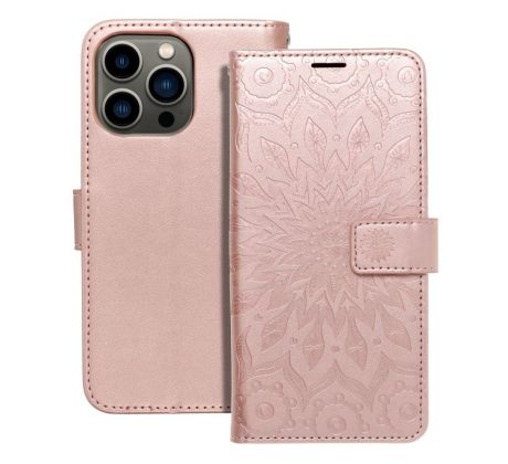 MEZZO Book   iPhone 13 Pro mandala rose zlatý