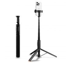 SPIGEN S541W BLUETOOTH SELFIE STICK TRIPOD BLACK