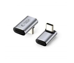 TECH-PROTECT ULTRABOOST AA02 ANGLE ADAPTER TYPE-C GREY