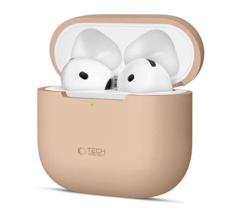 TECH-PROTECT SILICONE APPLE AirPODS 4 CAFE LATTE