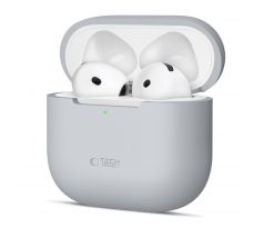 TECH-PROTECT SILICONE APPLE AirPODS 4 CRAYON GREY