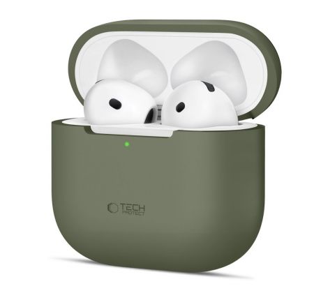 TECH-PROTECT SILICONE APPLE AirPODS 4 OLIVE GREEN