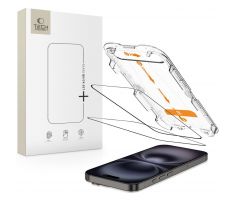 TECH-PROTECT QUICK SET+ 2-PACK iPhone 15 / 16 BLACK