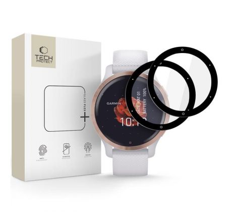 TECH-PROTECT GLASS FLEX+ 2-PACK GARMIN VENU 2S BLACK