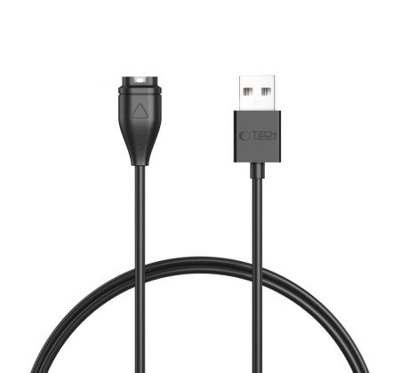 TECH-PROTECT MC04 ULTRABOOST CHARGING USB CABLE 100CM GARMIN WATCH BLACK