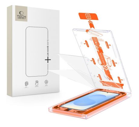 TECH-PROTECT QUICK SET+ 2-PACK SAMSUNG GALAXY S25+ Plus CLEAR