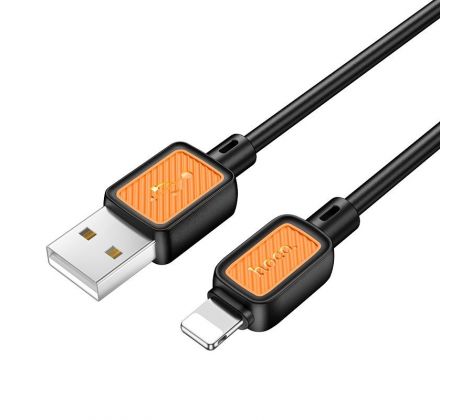 HOCO cable USB A to Lightning 2,4A X108 1 m cerný