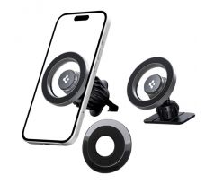 SPIGEN MFT13 MAGNETIC MAGSAFE DASHBOARD & VENT CAR MOUNT SILVER