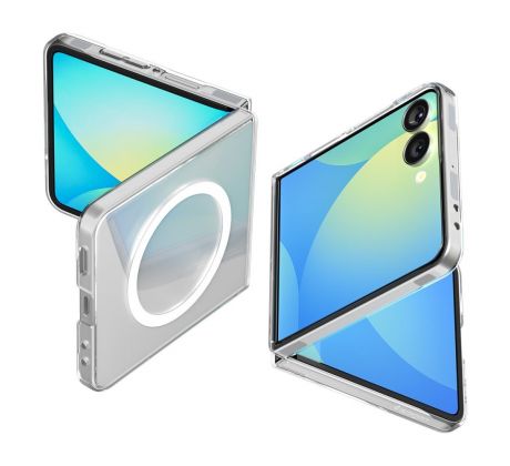 SPIGEN AirSKIN MAG MAGSAFE SAMSUNG GALAXY Z FLIP 7 CRYSTAL CLEAR/WHITE
