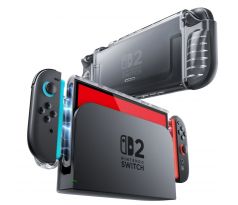 SUPCASE CRYSTAL CASE NINTENDO SWITCH 2 FROST CLEAR