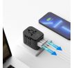 TECH-PROTECT TA200 TRAVEL ADAPTER EU / UK / US / AU BLACK