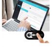 ZAŚLEPKA NA KAMERĘ TECH-PROTECT CAM FIT+ 3-PACK LAPTOP WEBCAM COVER BLACK