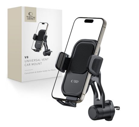 TECH-PROTECT V8 UNIVERSAL ROTARY VENT CAR MOUNT BLACK