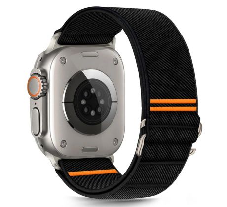 TECH-PROTECT NYLON SLIP APPLE WATCH 6 / 7 / 8 / 9 / 10 / SE / ULTRA 1 / 2 (44 / 45 / 46 / 49 mm) BLACK
