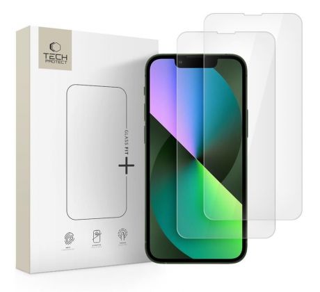 OCHRANNE SKLO TECH-PROTECT GLASS FIT+ 2-PACK iPhone 13 mini CLEAR
