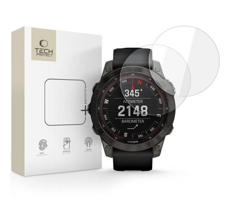 OCHRANNE SKLO TECH-PROTECT GLASS FIT+ 2-PACK GARMIN FENIX 7X / 7X PRO CLEAR