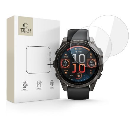 OCHRANNE SKLO TECH-PROTECT GLASS FIT+ 2-PACK GARMIN FENIX 8 (47 mm) CLEAR