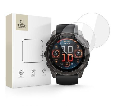 OCHRANNE SKLO TECH-PROTECT GLASS FIT+ 2-PACK GARMIN FENIX 8 (51 mm) CLEAR
