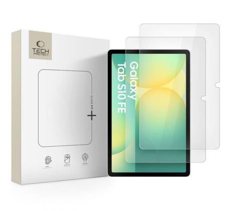 OCHRANNE SKLO TECH-PROTECT GLASS FIT+ 2-PACK SAMSUNG GALAXY TAB S7 / S8 / S9 11.0 / S9 FE / S10 FE 10.9 CLEAR