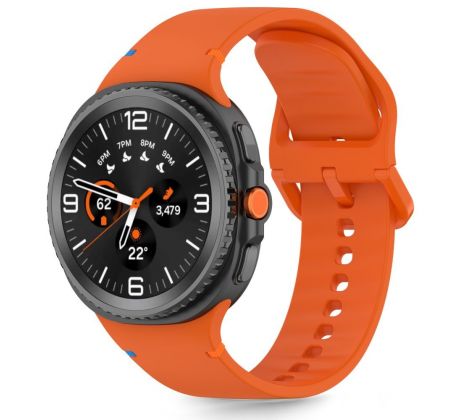 TECH-PROTECT SILICONE SAMSUNG GALAXY WATCH 8 / CLASSIC (40 / 44 / 46 mm) SUNBURST ORANGE