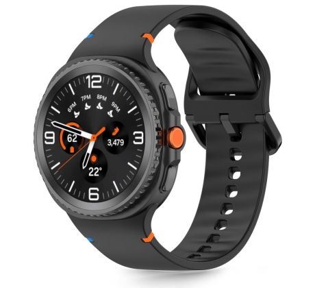 TECH-PROTECT SILICONE SAMSUNG GALAXY WATCH 8 / CLASSIC (40 / 44 / 46 mm) BLACK