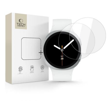 OCHRANNE SKLO TECH-PROTECT GLASS FIT+ 2-PACK SAMSUNG GALAXY WATCH 8 (40 mm) CLEAR
