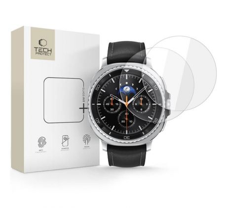 OCHRANNE SKLO TECH-PROTECT GLASS FIT+ 2-PACK SAMSUNG GALAXY WATCH 8 CLASSIC (46 mm) CLEAR
