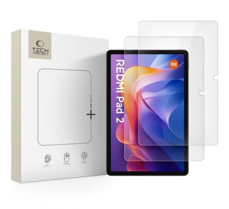 OCHRANNE SKLO TECH-PROTECT GLASS FIT+ 2-PACK XIAOMI REDMI PAD 2 / SE 11.0 CLEAR