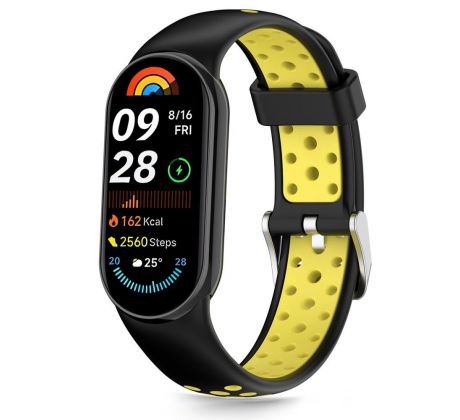 TECH-PROTECT ICONBAND Air XIAOMI SMART BAND 8 / 9 / 10 / NFC BLACK/YELLOW