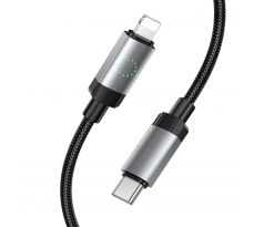 Cable USB C to Lightning Hoco PD 27W 1 m X117 zlatý