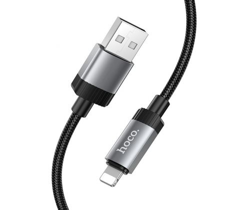 Cable USB A to Lightning Hoco 2,4A 1 m X117 cerný