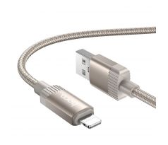 Cable USB A to Lightning Hoco 2,4A 1 m X117 zlatý