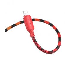 Cable USB C to Lightning Hoco PD 27W 1 m X116 gradient fialový