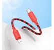 Cable USB C to Lightning Hoco PD 27W 1 m X116 gradient cervený