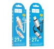 Cable USB C to Lightning Hoco PD 27W 1 m X117 cerný