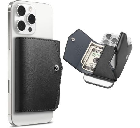 SPIGEN VALENTINUS PRO MAGSAFE WALLET BLACK